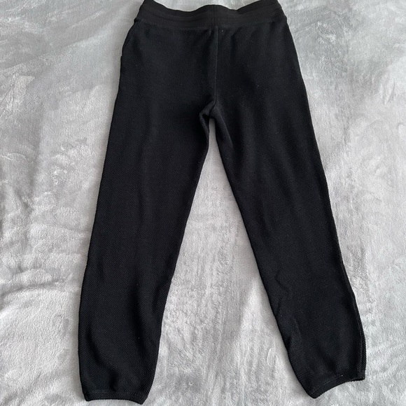 Aerie Black Waffle Knit Joggers Size XS - Picture 2 of 9